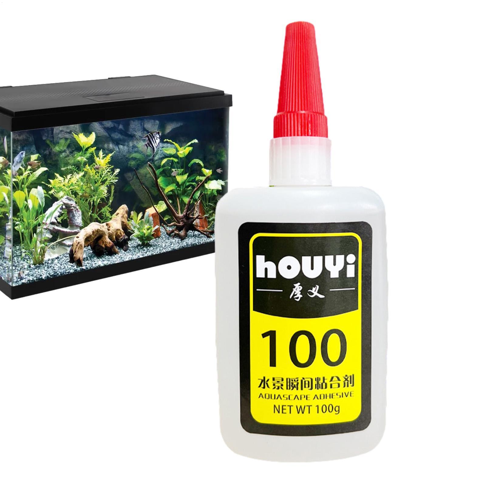 Planted Aquarium Aquascape - 50/100g Clear Instant Glue Aquascaping Waterproof