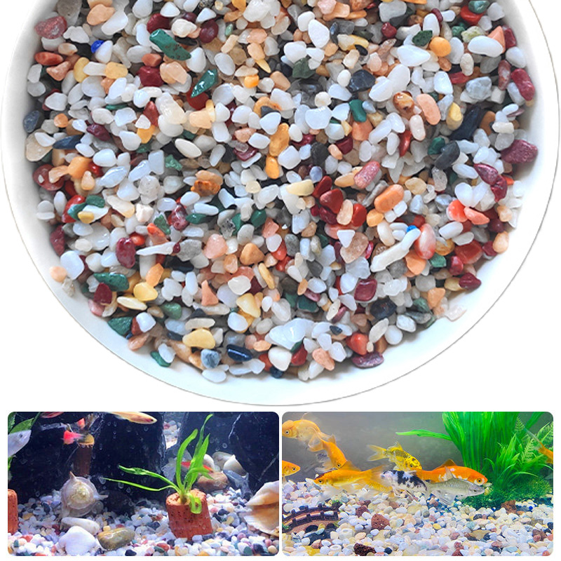 Planted Aquarium With Sand - Natural Gravel Stone 200~1000g Micro Landscape