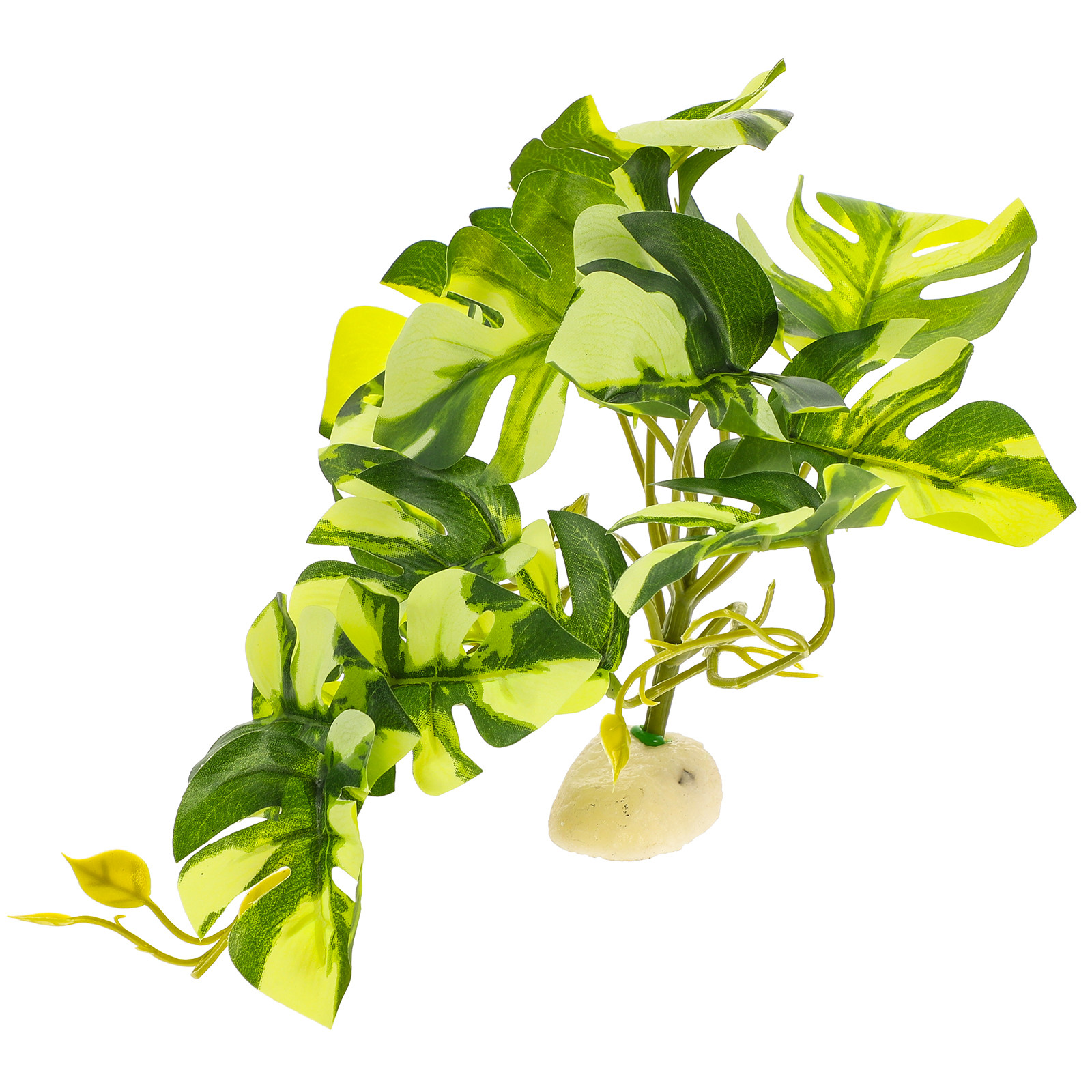 Aquarium Plant Ornament - Lifelike Resin Reptile Terrarium Plant Simulation