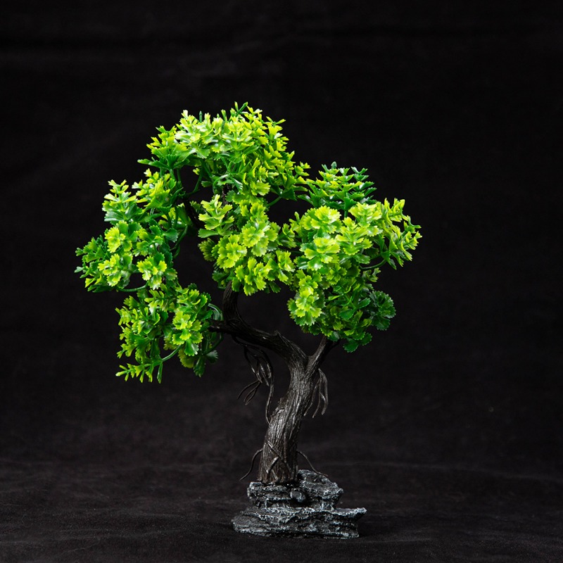 New Simulation Moss Tree Fish  - Planted Aquarium With Sand ulasan dan harga