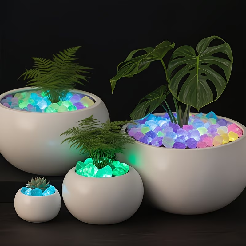 300PCS Luminous Pebble Set,0.9 - Aquarium Plant Growth ulasan dan harga