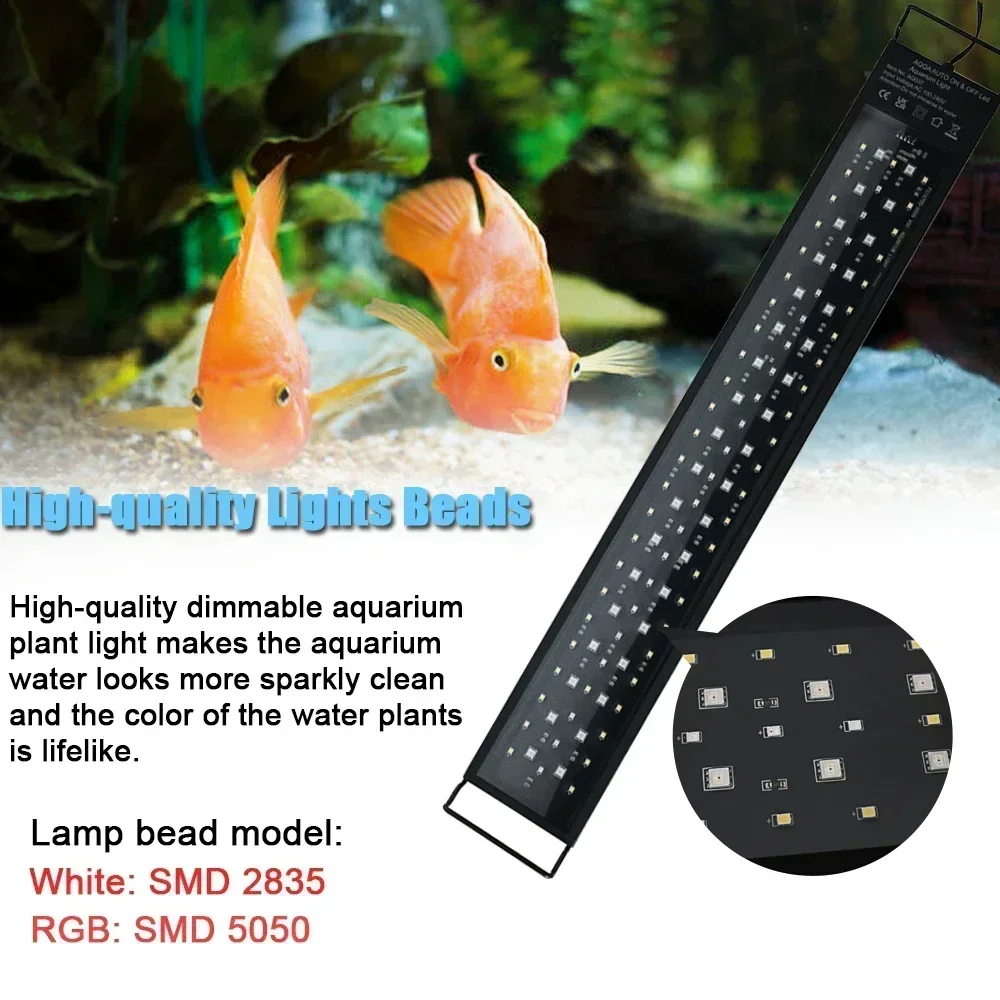 IP68 Waterproof Aquarium LED L - Aquarium Plant Growth ulasan dan harga