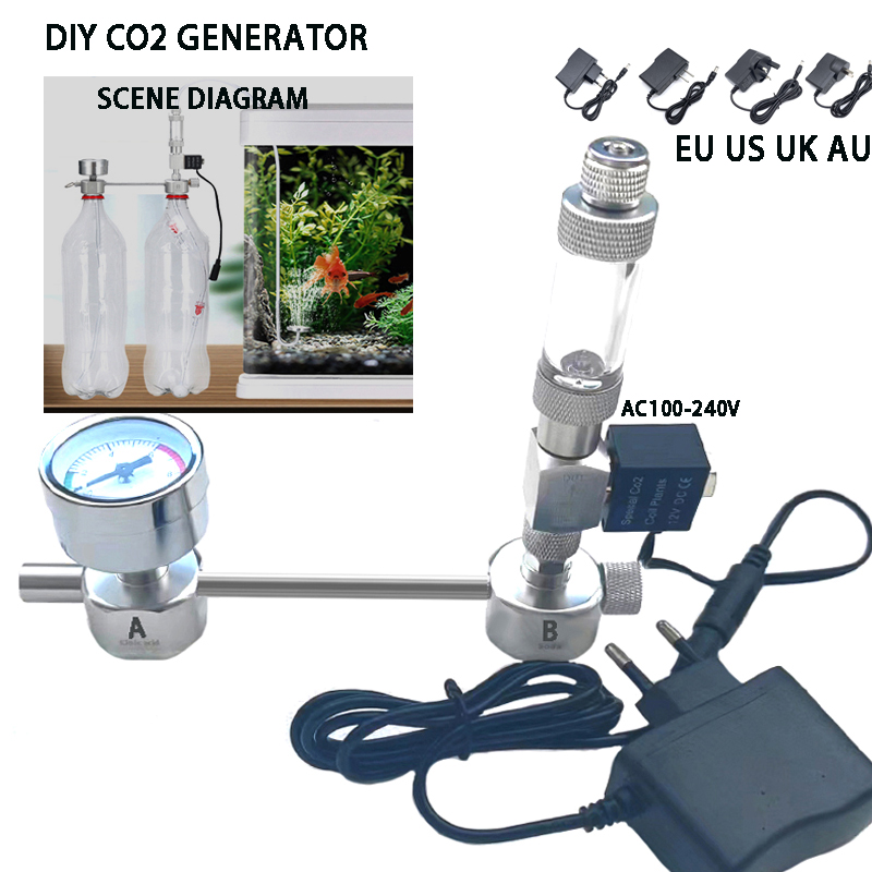 Aquarium DIY CO2 Generator Sys - Aquarium Plant Growth ulasan dan harga