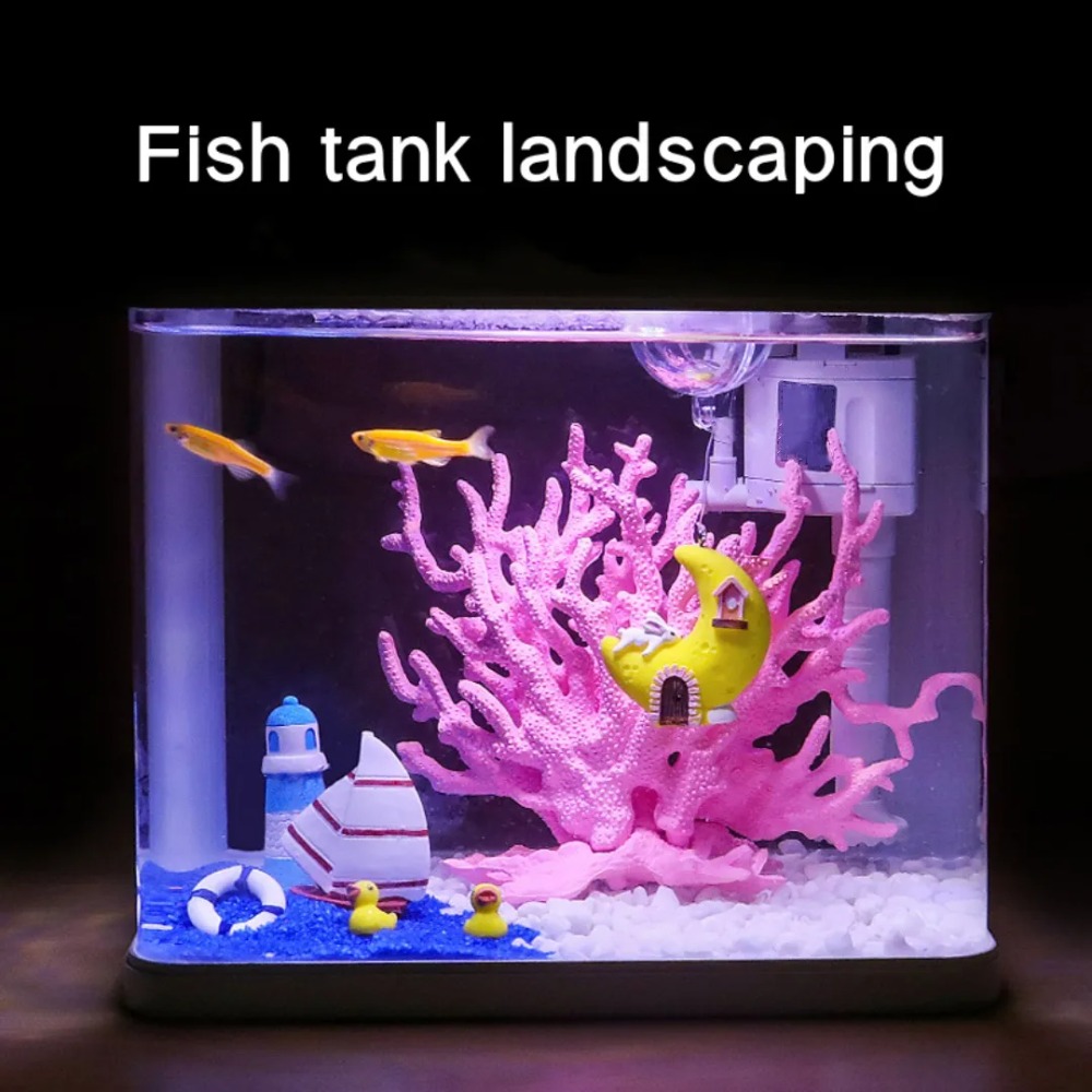 Aquarium Simulation Coral Orna - Planted Aquarium Aquascape ulasan dan harga