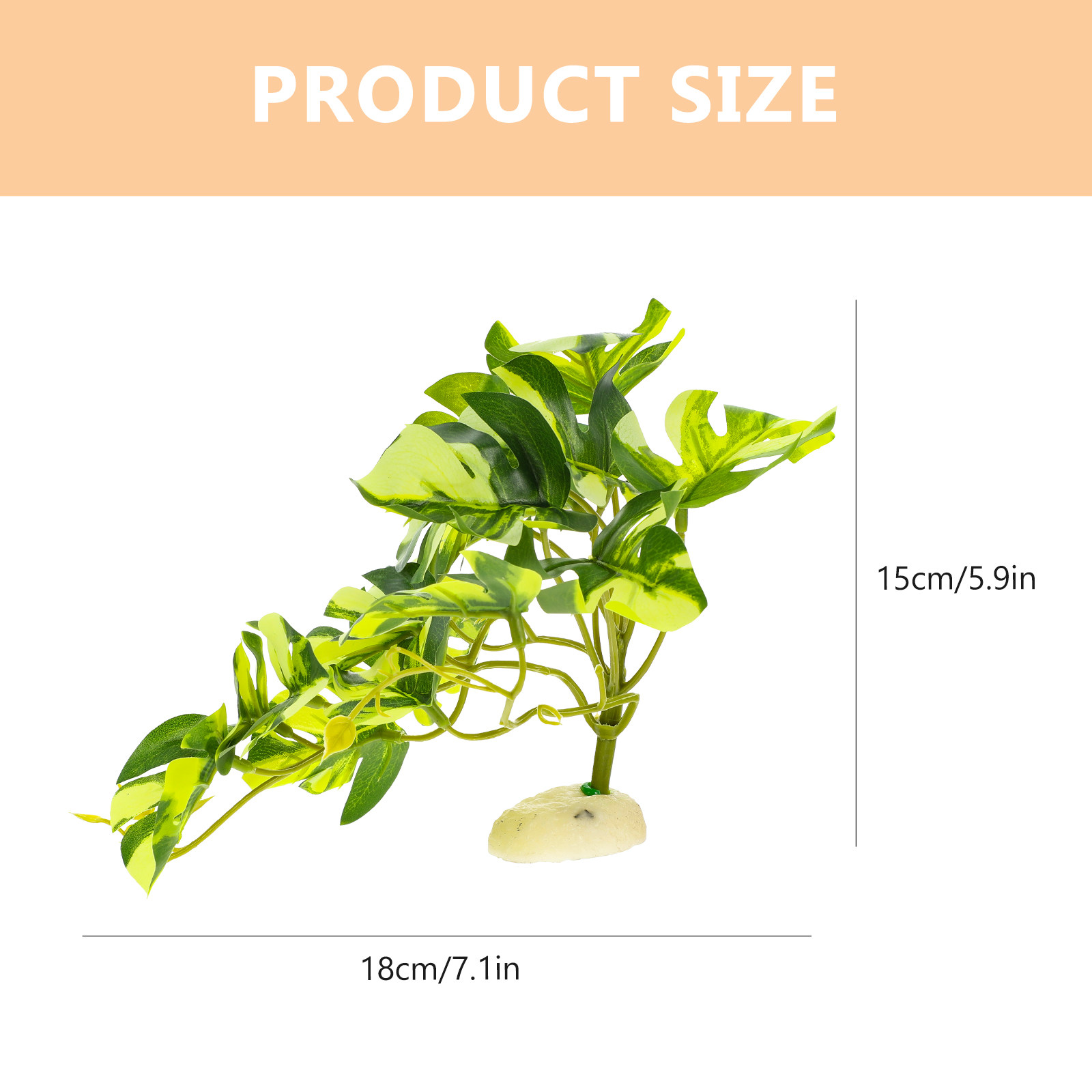 Lifelike Resin Reptile Terrari - Aquarium Plant Ornament ulasan dan harga