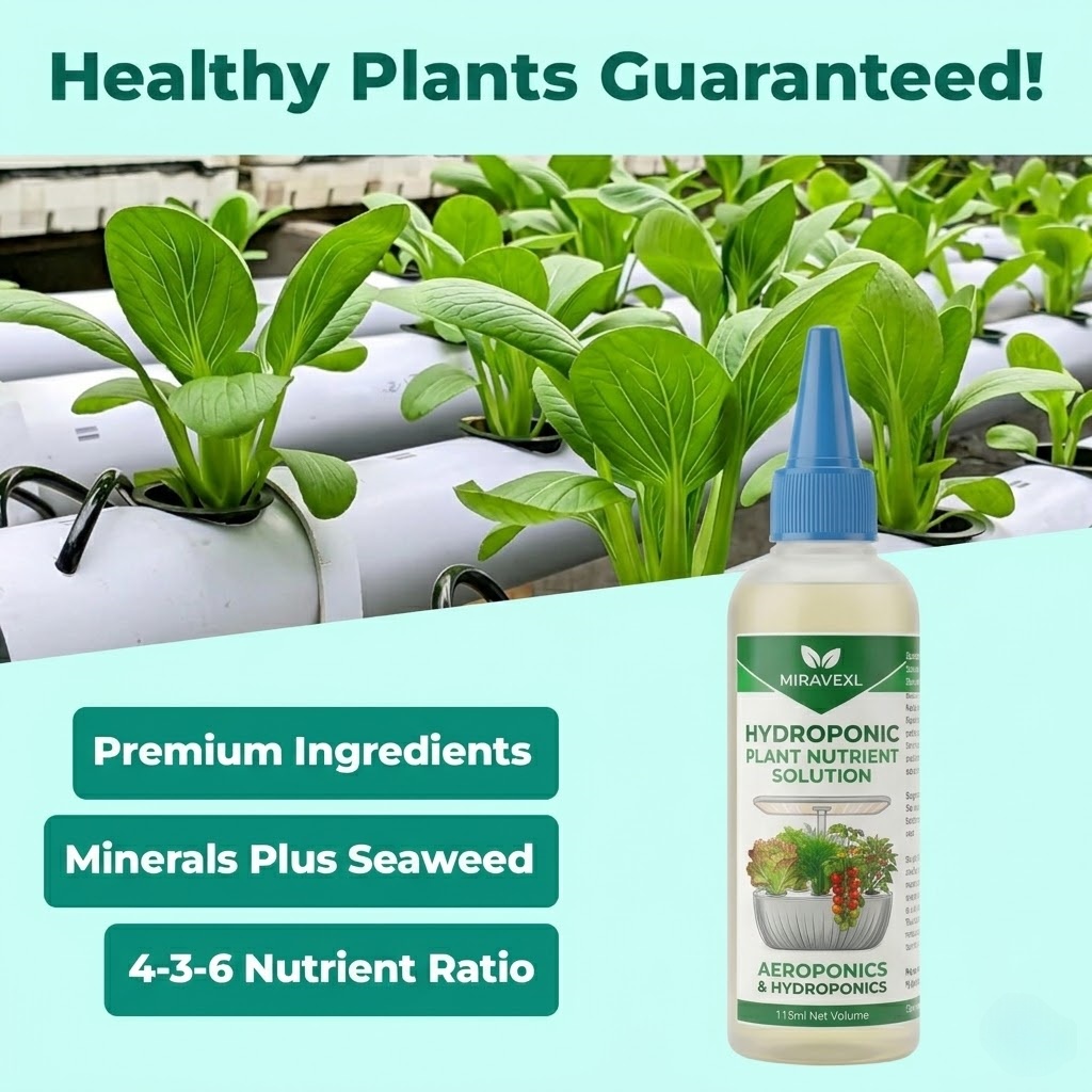 MIRAVEXL 115ml Hydroponic Liqu - Liquid Fertilizer All In ulasan dan harga