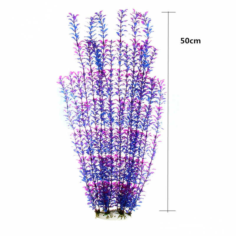 50CM Artificial Fish Tank Rare - Aquarium Plant Ornament ulasan dan harga