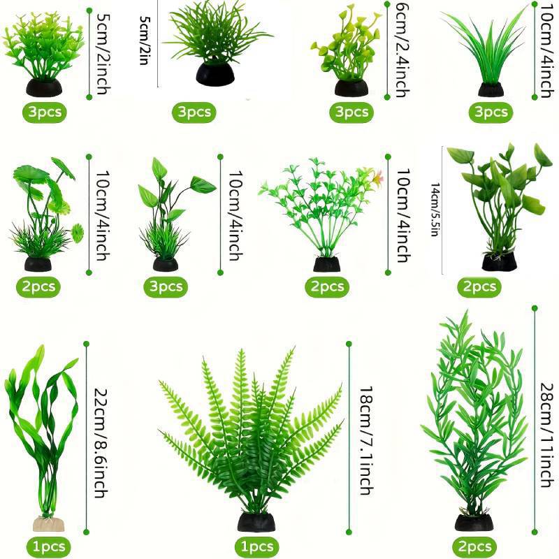 Aquarium Decor Set Artificial  - Planted Aquarium Aquascape ulasan dan harga